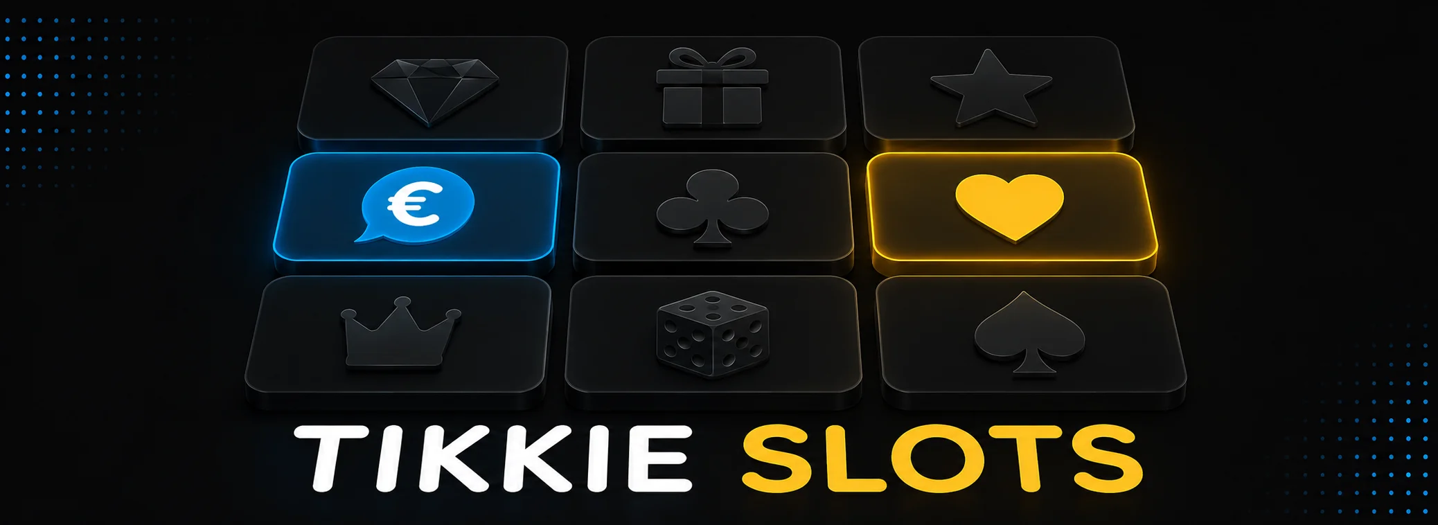 Negen tegels uit de speelhal van Tikkie Slots: gokkasten en live-tafels in één lobby